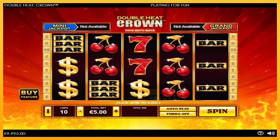 Double Heat: Crown macchina da gioco per soldi, immagine 2