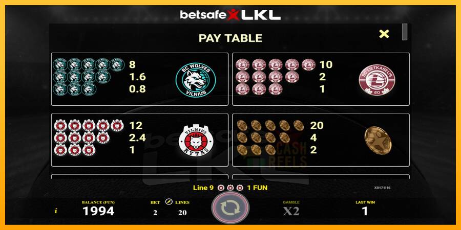 Betsafe LKL macchina da gioco per soldi, immagine 3