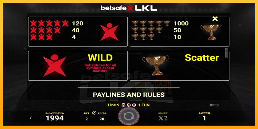 Betsafe LKL macchina da gioco per soldi, immagine 4