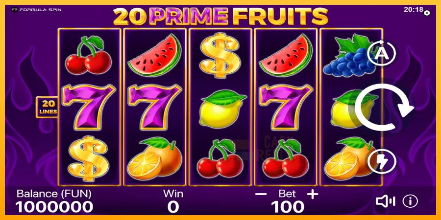 20 Prime Fruits macchina da gioco per soldi, immagine 1