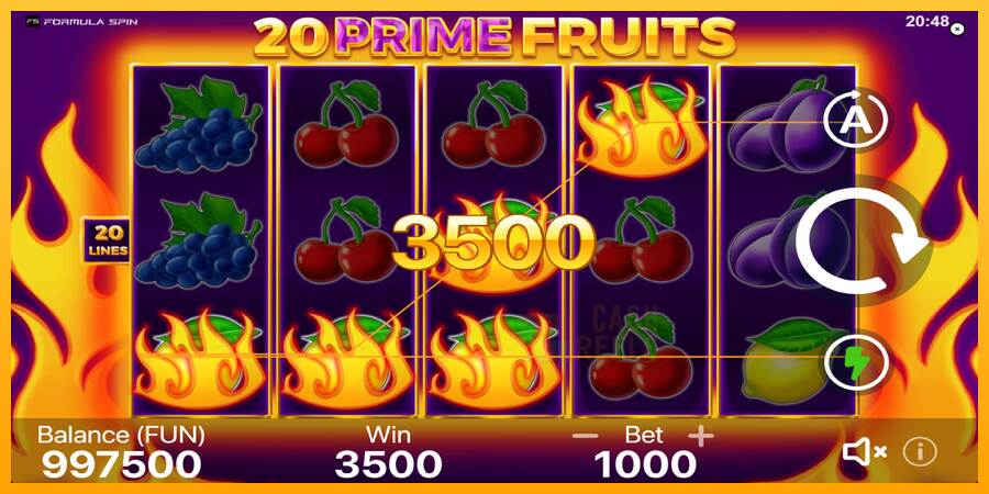 20 Prime Fruits macchina da gioco per soldi, immagine 2