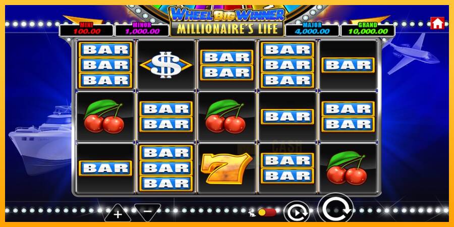 Wheel Big Winner Millionaires Life macchina da gioco per soldi, immagine 1