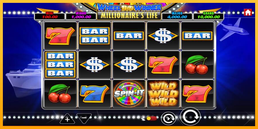 Wheel Big Winner Millionaires Life macchina da gioco per soldi, immagine 2