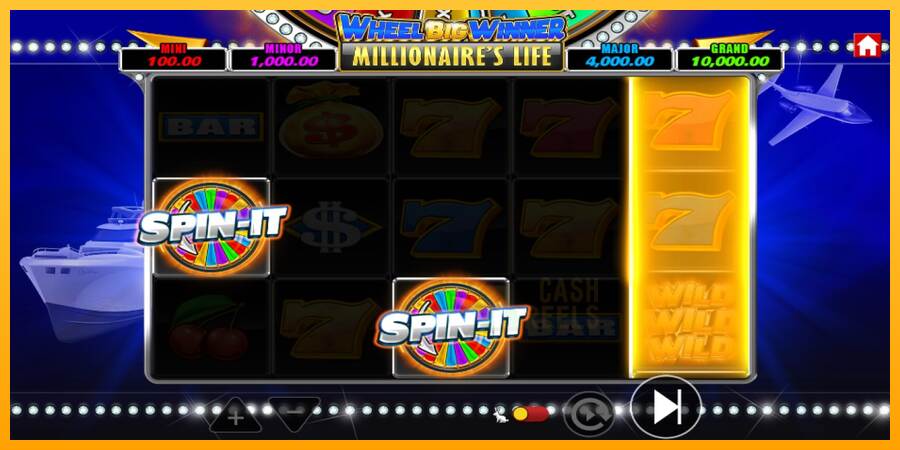 Wheel Big Winner Millionaires Life macchina da gioco per soldi, immagine 3