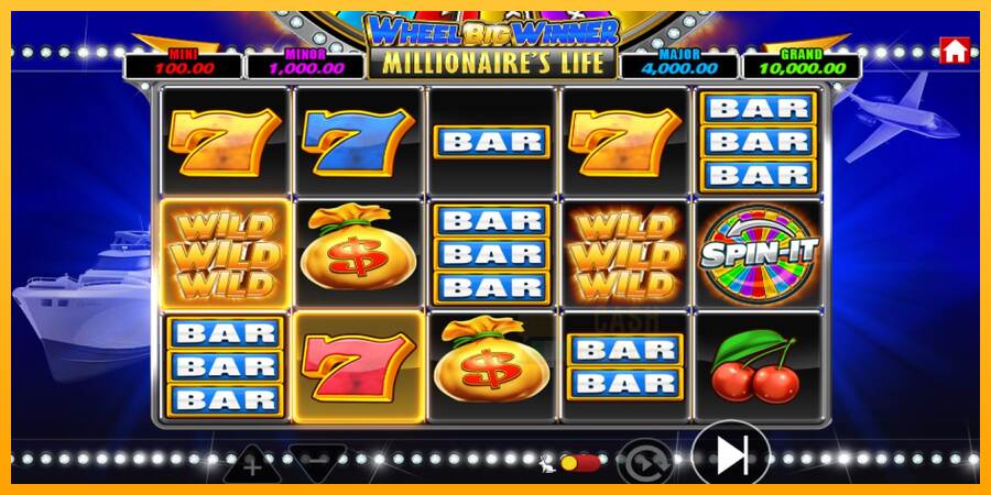 Wheel Big Winner Millionaires Life macchina da gioco per soldi, immagine 5