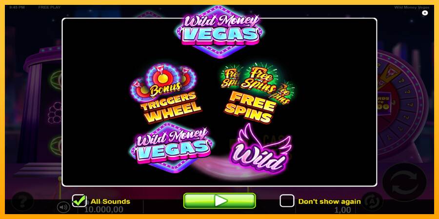 Wild Money Vegas macchina da gioco per soldi, immagine 1