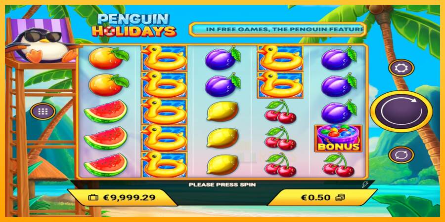 Penguin Holidays macchina da gioco per soldi, immagine 2