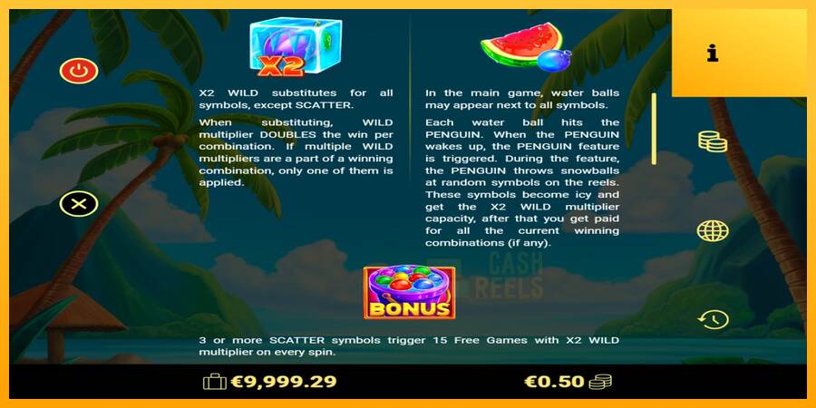 Penguin Holidays macchina da gioco per soldi, immagine 5