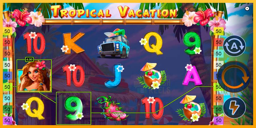 Tropical Vacation macchina da gioco per soldi, immagine 2