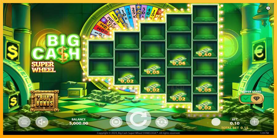 Big Cash Super Wheel macchina da gioco per soldi, immagine 2