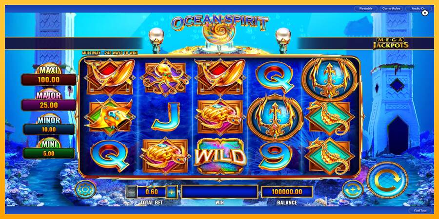 Ocean Spirit MegaJackpots macchina da gioco per soldi, immagine 3