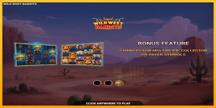 Wild West Bandits macchina da gioco per soldi, immagine 1