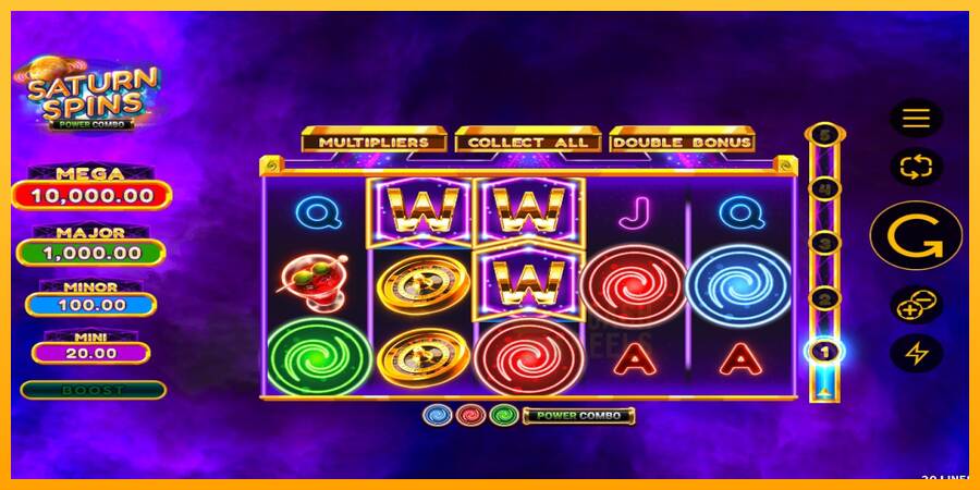 Saturn Spins Power Combo macchina da gioco per soldi, immagine 1