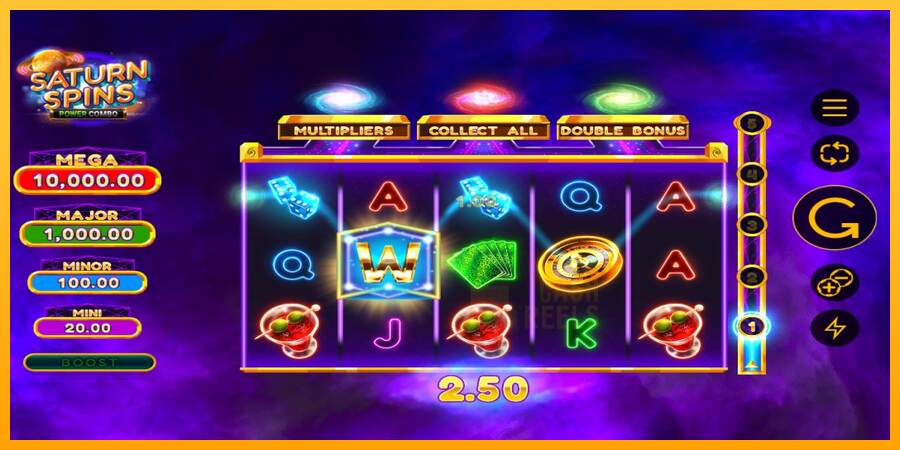 Saturn Spins Power Combo macchina da gioco per soldi, immagine 2