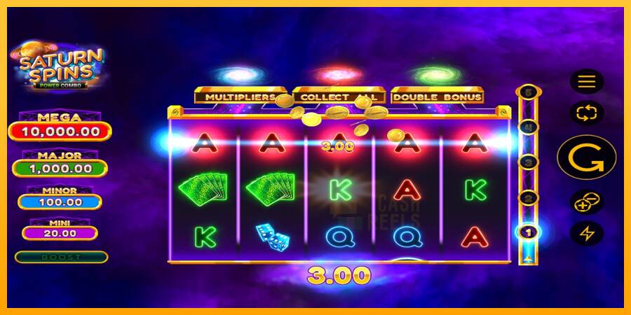 Saturn Spins Power Combo macchina da gioco per soldi, immagine 3