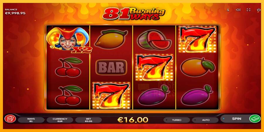 81 Burning Ways macchina da gioco per soldi, immagine 4