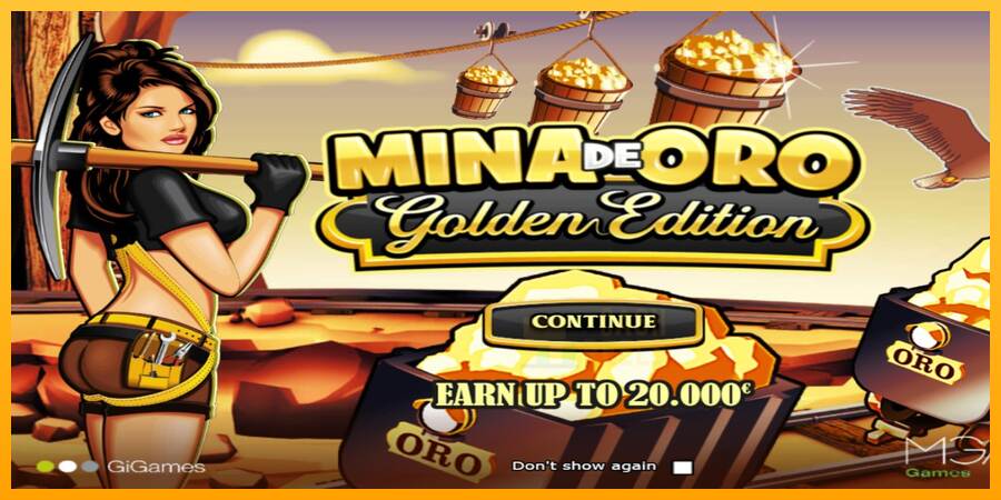 Mina de Oro Golden Edition macchina da gioco per soldi, immagine 1