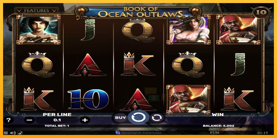 Book of Ocean Outlaws macchina da gioco per soldi, immagine 2