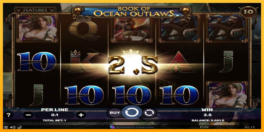 Book of Ocean Outlaws macchina da gioco per soldi, immagine 3