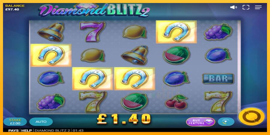 Diamond Blitz 2 macchina da gioco per soldi, immagine 3