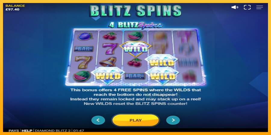 Diamond Blitz 2 macchina da gioco per soldi, immagine 6