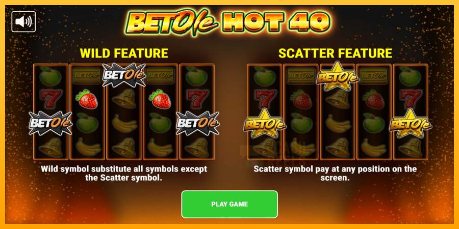 Bet Ole Hot 40 macchina da gioco per soldi, immagine 1