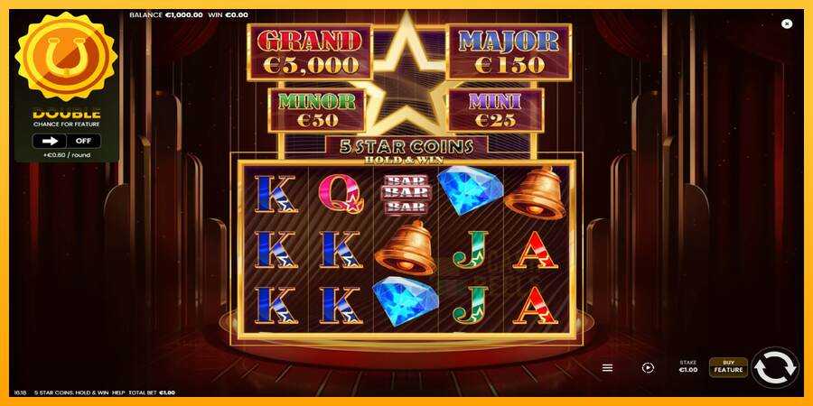 5 Star Coins: Hold & Win macchina da gioco per soldi, immagine 2