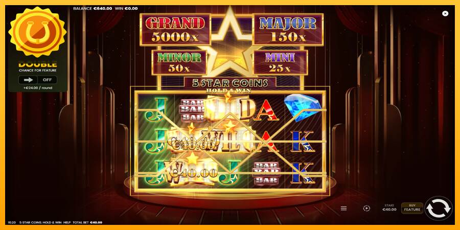 5 Star Coins: Hold & Win macchina da gioco per soldi, immagine 3