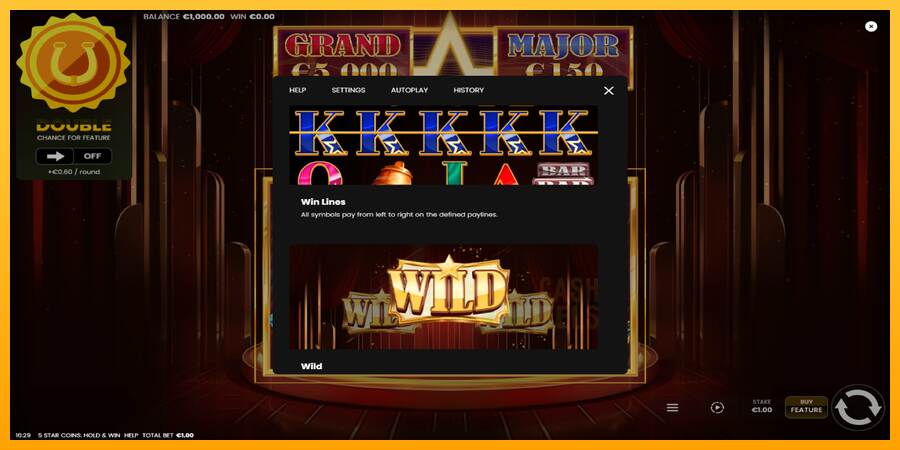 5 Star Coins: Hold & Win macchina da gioco per soldi, immagine 6