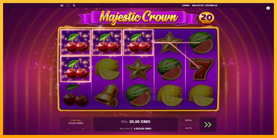 Majestic Crown 20 macchina da gioco per soldi, immagine 2