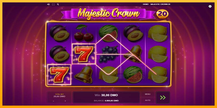 Majestic Crown 20 macchina da gioco per soldi, immagine 4