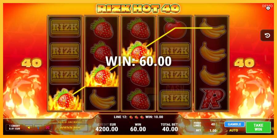 Rizk Hot 40 macchina da gioco per soldi, immagine 3