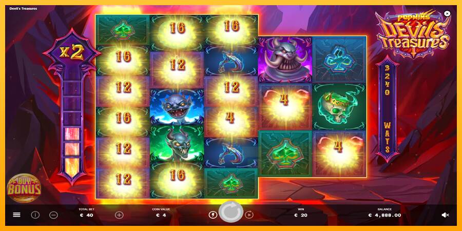 Devils Treasures macchina da gioco per soldi, immagine 4