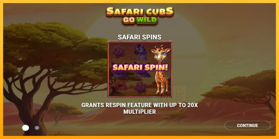 Safari Cubs Go Wild macchina da gioco per soldi, immagine 1