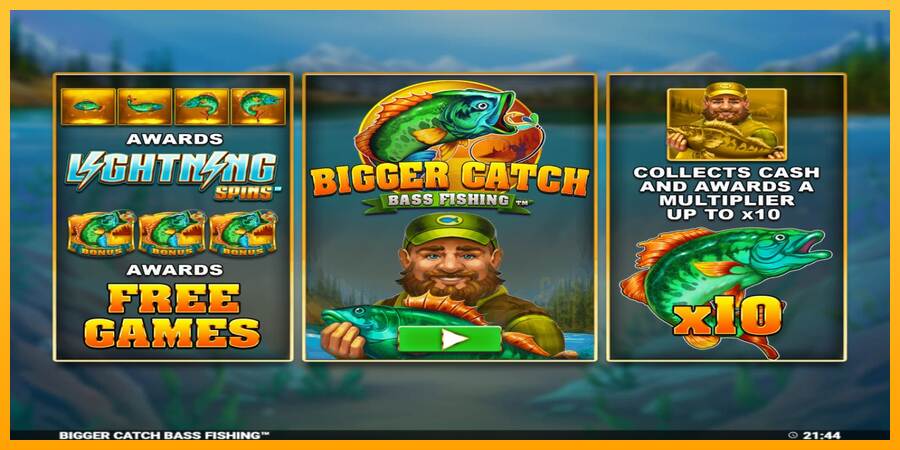 Bigger Catch Bass Fishing macchina da gioco per soldi, immagine 1