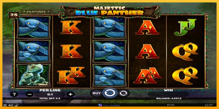 Majestic Blue Panther macchina da gioco per soldi, immagine 2