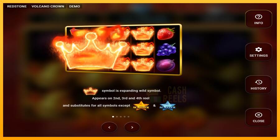 Volcano Crown macchina da gioco per soldi, immagine 4