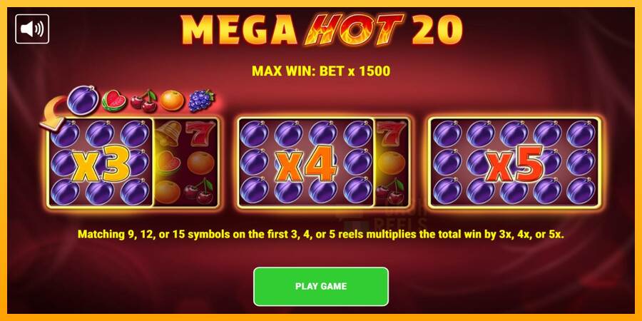 Mega Hot 20 macchina da gioco per soldi, immagine 1