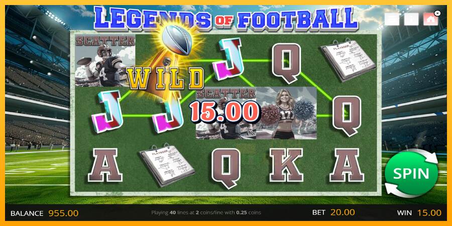 Legends of Football macchina da gioco per soldi, immagine 2