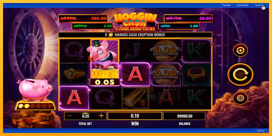 Cash Eruption Hoggin Cash macchina da gioco per soldi, immagine 3