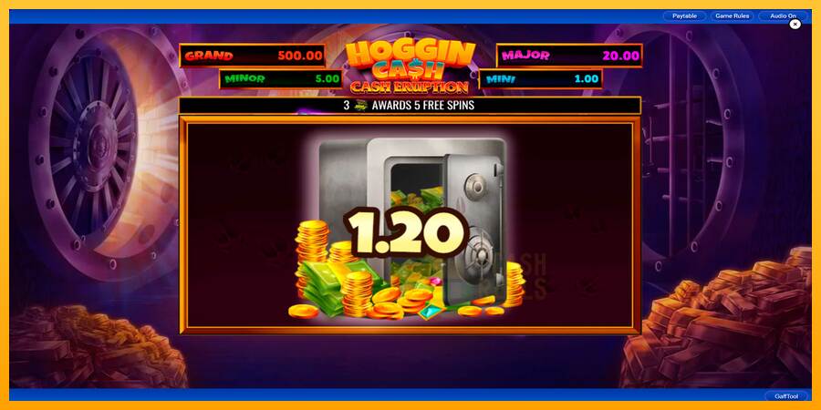 Cash Eruption Hoggin Cash macchina da gioco per soldi, immagine 6