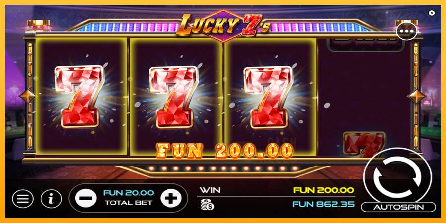 Lucky 7s macchina da gioco per soldi, immagine 4