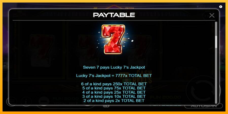 Lucky 7s macchina da gioco per soldi, immagine 6