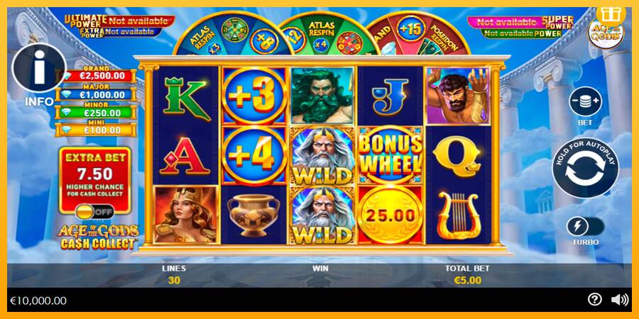 Age of the Gods Cash Collect macchina da gioco per soldi, immagine 1