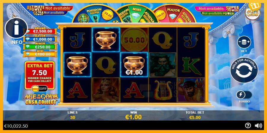 Age of the Gods Cash Collect macchina da gioco per soldi, immagine 3