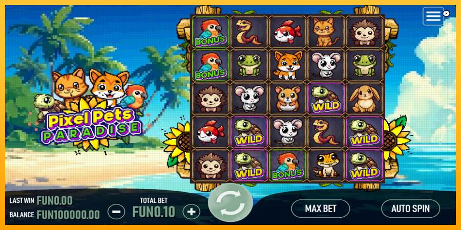 Pixel Pets Paradise macchina da gioco per soldi, immagine 1