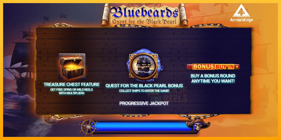 Bluebeard Quest for the Black Pearl macchina da gioco per soldi, immagine 1