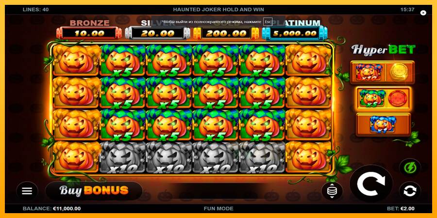 Haunted Joker Hold and Win macchina da gioco per soldi, immagine 1