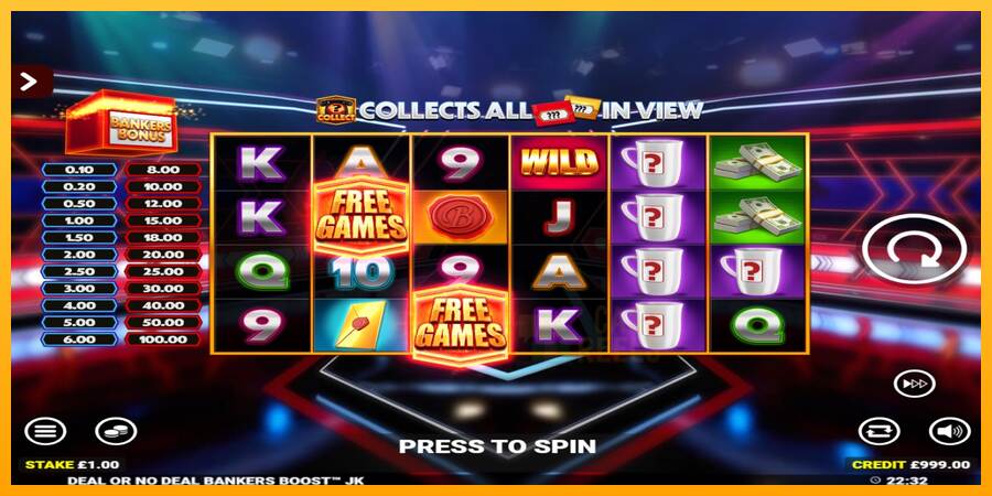 Deal or No Deal Bankers Boost Jackpot King macchina da gioco per soldi, immagine 1