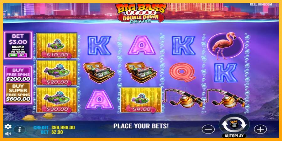 Big Bass Vegas Double Down Deluxe macchina da gioco per soldi, immagine 2